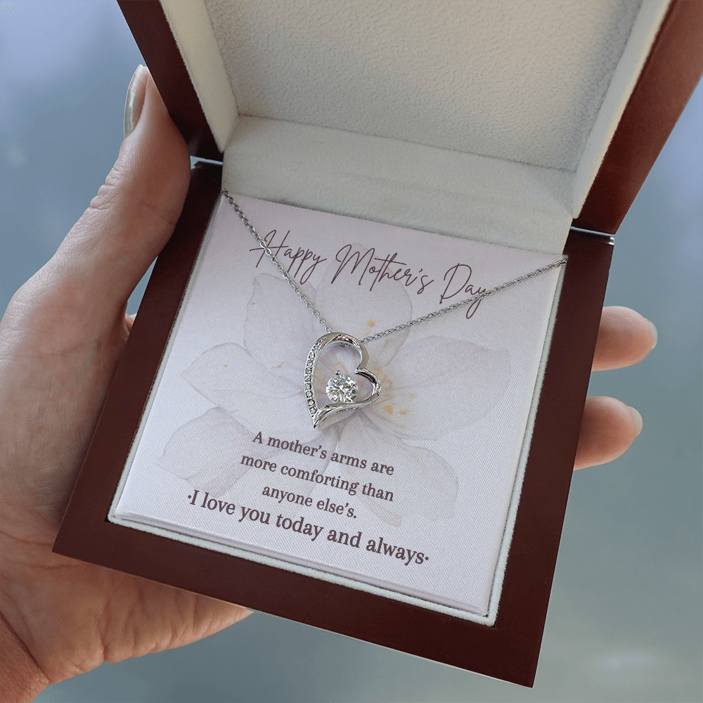 Forever Love Necklace | A Mother's Arms Gift | Happy Mother's Day Jewelry Gift | Gift from Daughter Son
