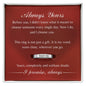 Engraved Women's Ring | I Choose You Every Single Day | Personalized Promise Ring