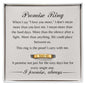 Engraved Women's Ring | Personalized Couples Ring | I Love You More Than the Hard Days