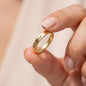 Engraved Women's Ring | Custom Date & Signature Couples | Symbol of Forever | Romantic Anniversary Gift