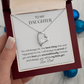 Forever Love Necklace from Dad | To My Daughter You'll Always Be My Little Girl Necklace