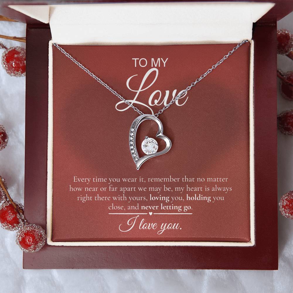 Forever Love Necklace – To My Love | I Love You, Today and Always