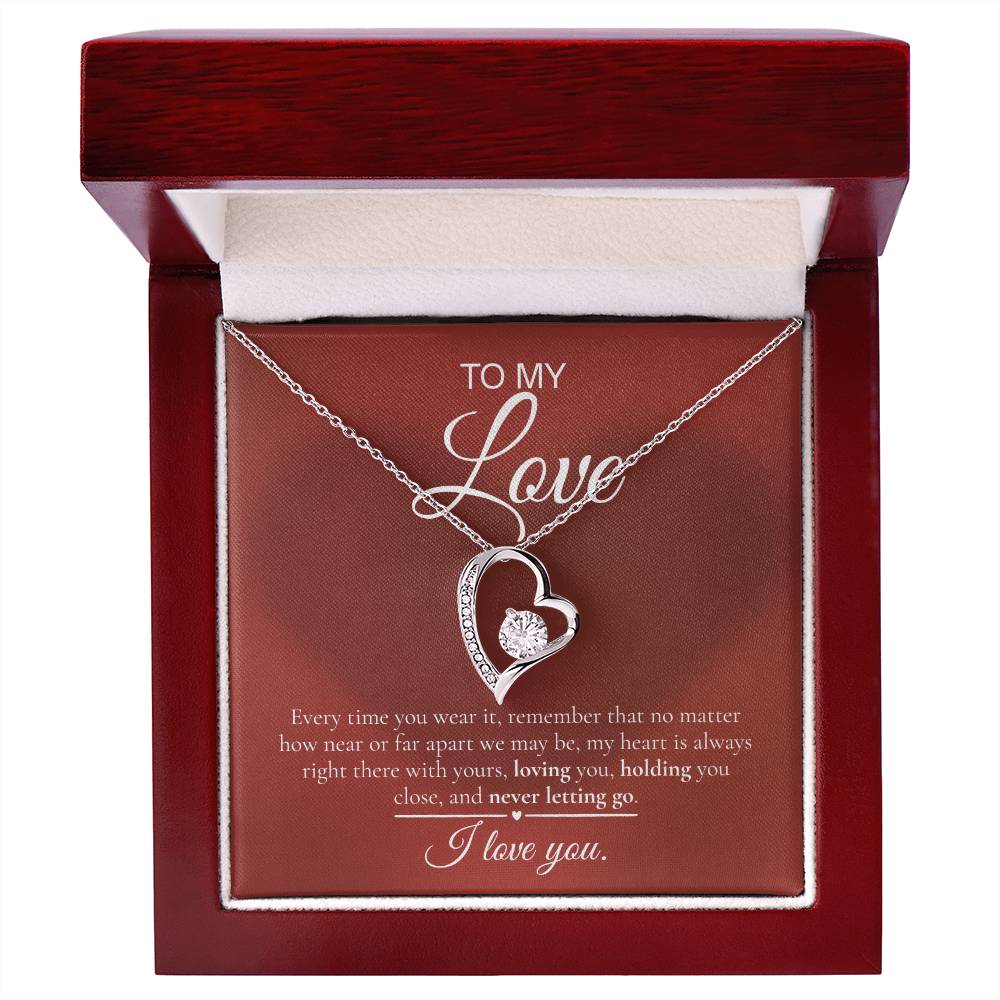 Forever Love Necklace – To My Love | I Love You, Today and Always