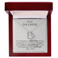 Forever Love Necklace from Dad | To My Daughter You'll Always Be My Little Girl Necklace