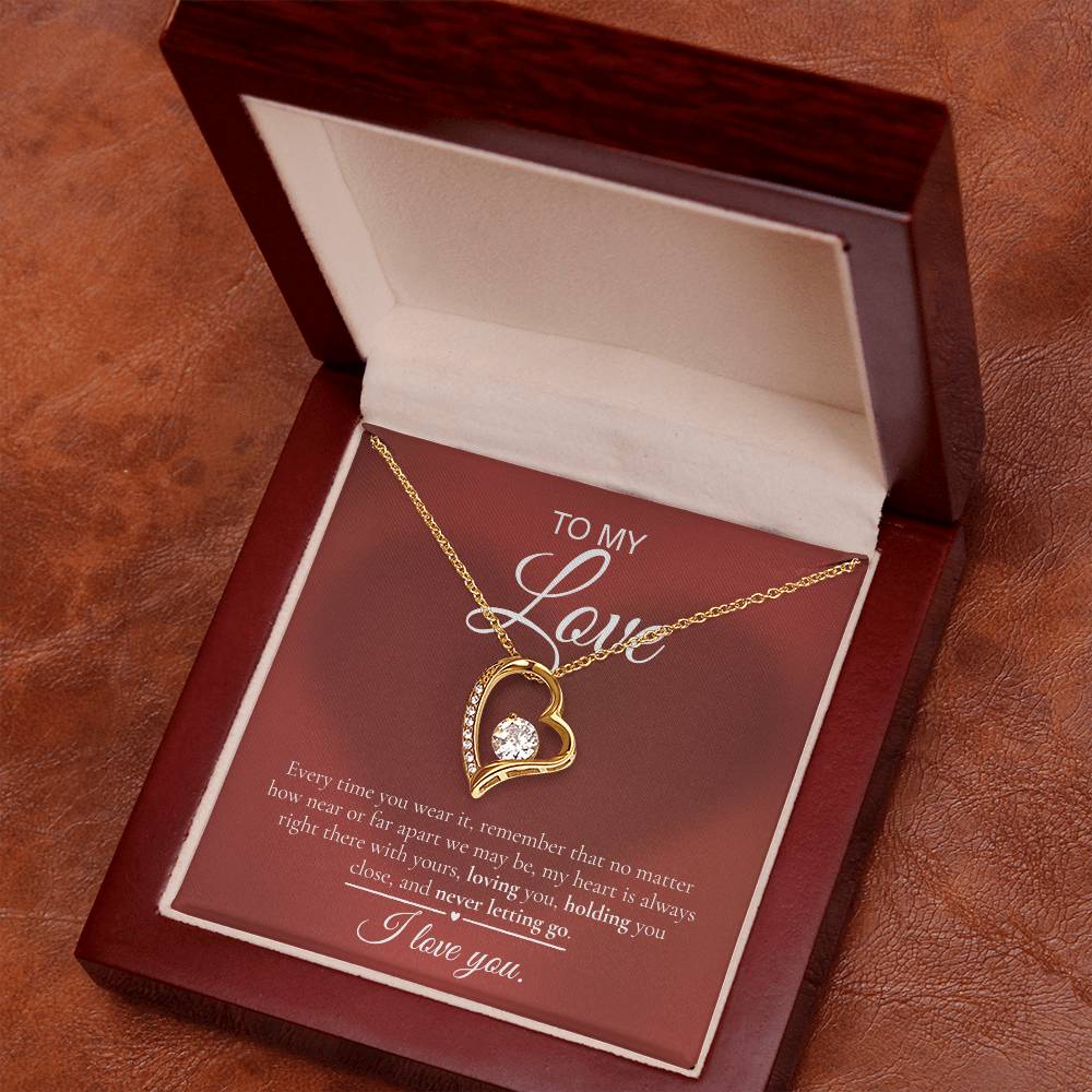Forever Love Necklace – To My Love | I Love You, Today and Always