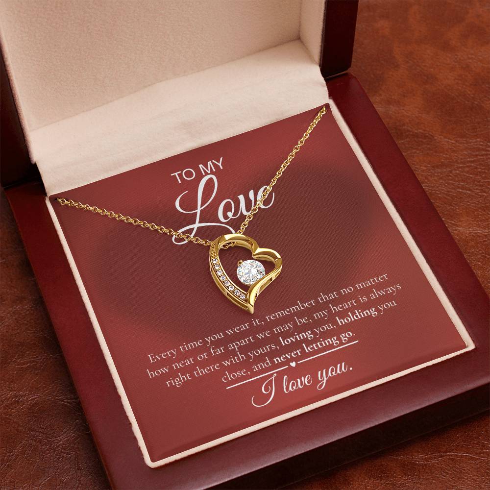 Forever Love Necklace – To My Love | I Love You, Today and Always