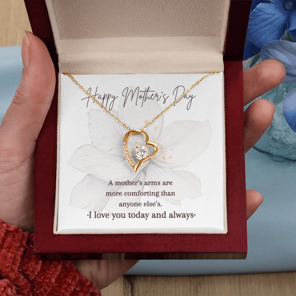 Forever Love Necklace  | A Mother's Arms Gift | Happy Mother's Day Jewelry Gift | Gift from Daughter Son