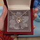 Forever Love Necklace | Thank You Mom Gift | Mother's Day Gift from Daughter Son