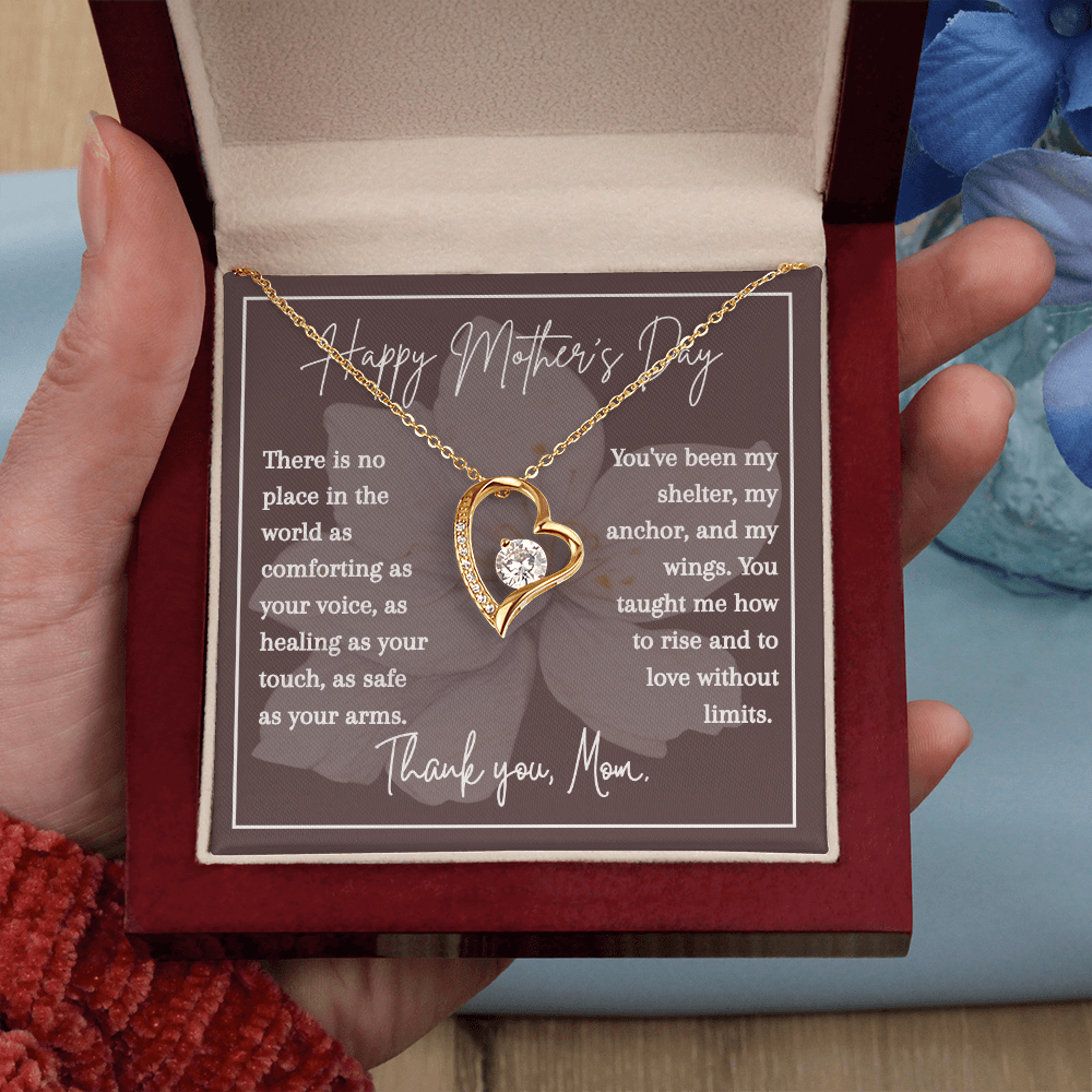 Forever Love Necklace | Thank You Mom Gift | Mother's Day Gift from Daughter Son