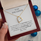Forever Love Necklace from Dad | To My Daughter You'll Always Be My Little Girl Necklace