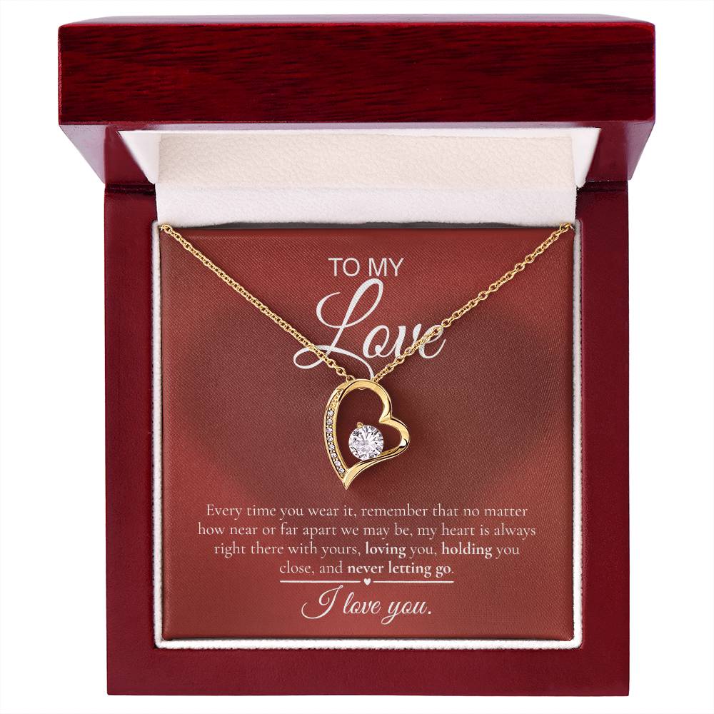 Forever Love Necklace – To My Love | I Love You, Today and Always
