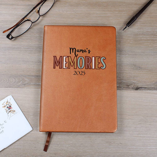Mama's Memory Journal 2025 - Personalized Keepsake Notebook - Mom Memory Book - Thoughtful Gift for Mothers, Birthdays, Christmas