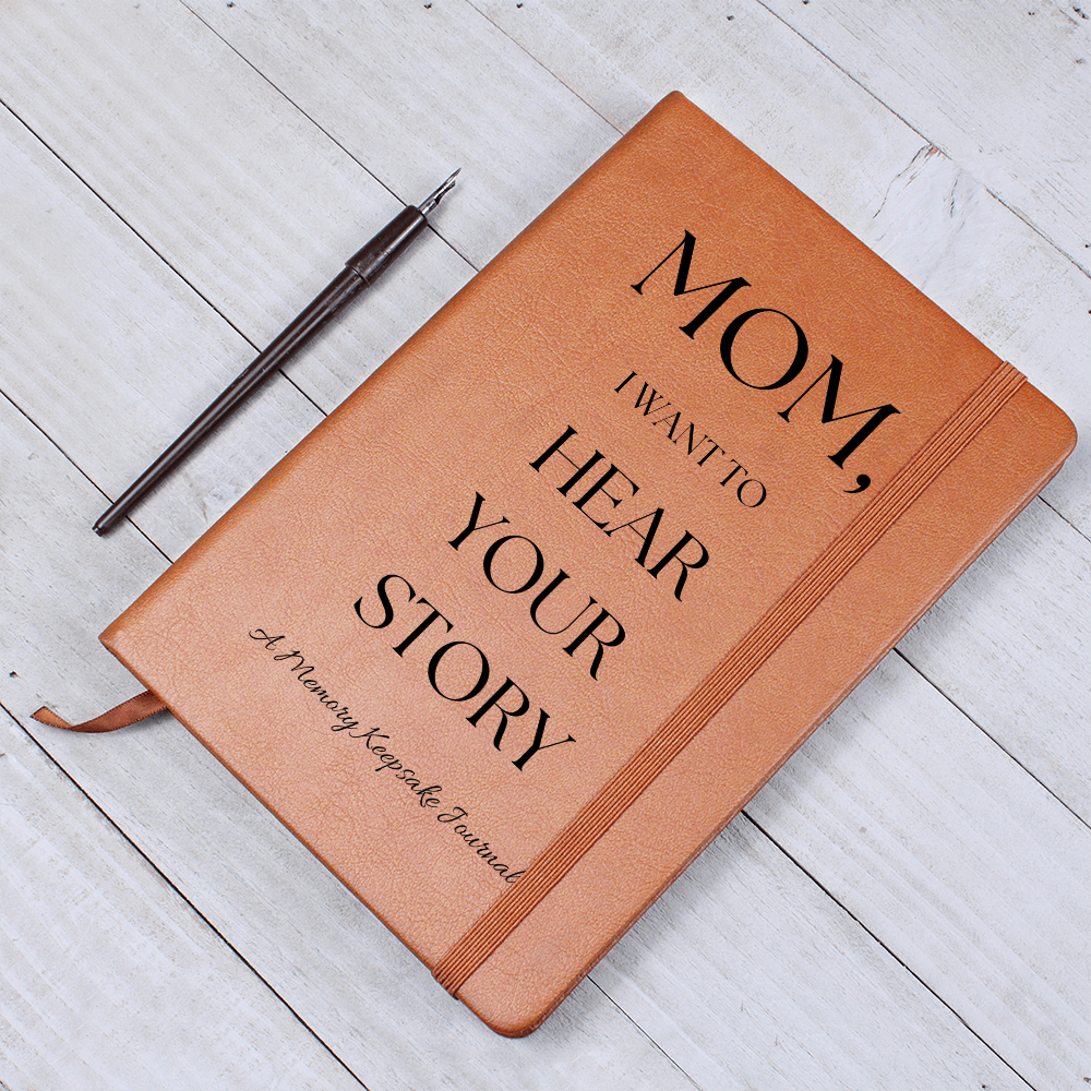 Mom Memory Journal - Keepsake Book for Mothers - Guided Storytelling Notebook - Gift for Mom, Mother's Day, Birthday, Christmas