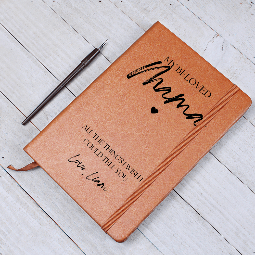 Personalized Mama Journal - Custom Mother's Keepsake Book - Gift for Mom, Birthday Gift, Mother's Day, Memory Notebook