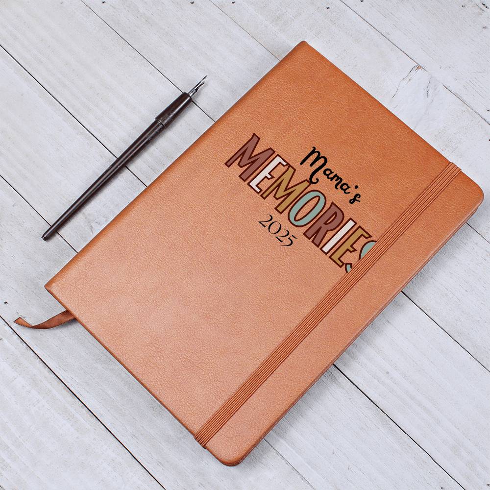 Mama's Memory Journal 2025 - Personalized Keepsake Notebook - Mom Memory Book - Thoughtful Gift for Mothers, Birthdays, Christmas