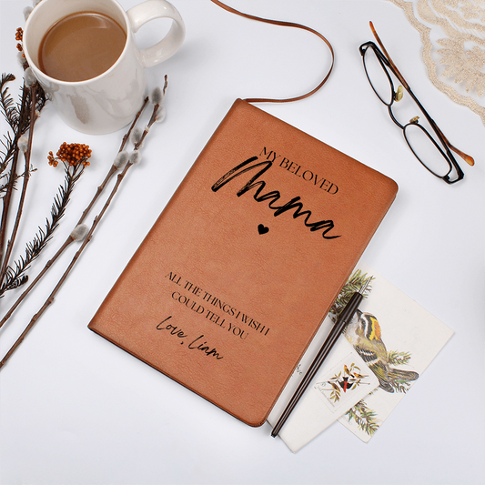 Personalized Mama Journal - Custom Mother's Keepsake Book - Gift for Mom, Birthday Gift, Mother's Day, Memory Notebook