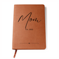Personalized Mom Journal – Custom Leather Notebook with “Mom Est.” Year – Thoughtful Gift for New Moms, Mother’s Day or Baby Shower