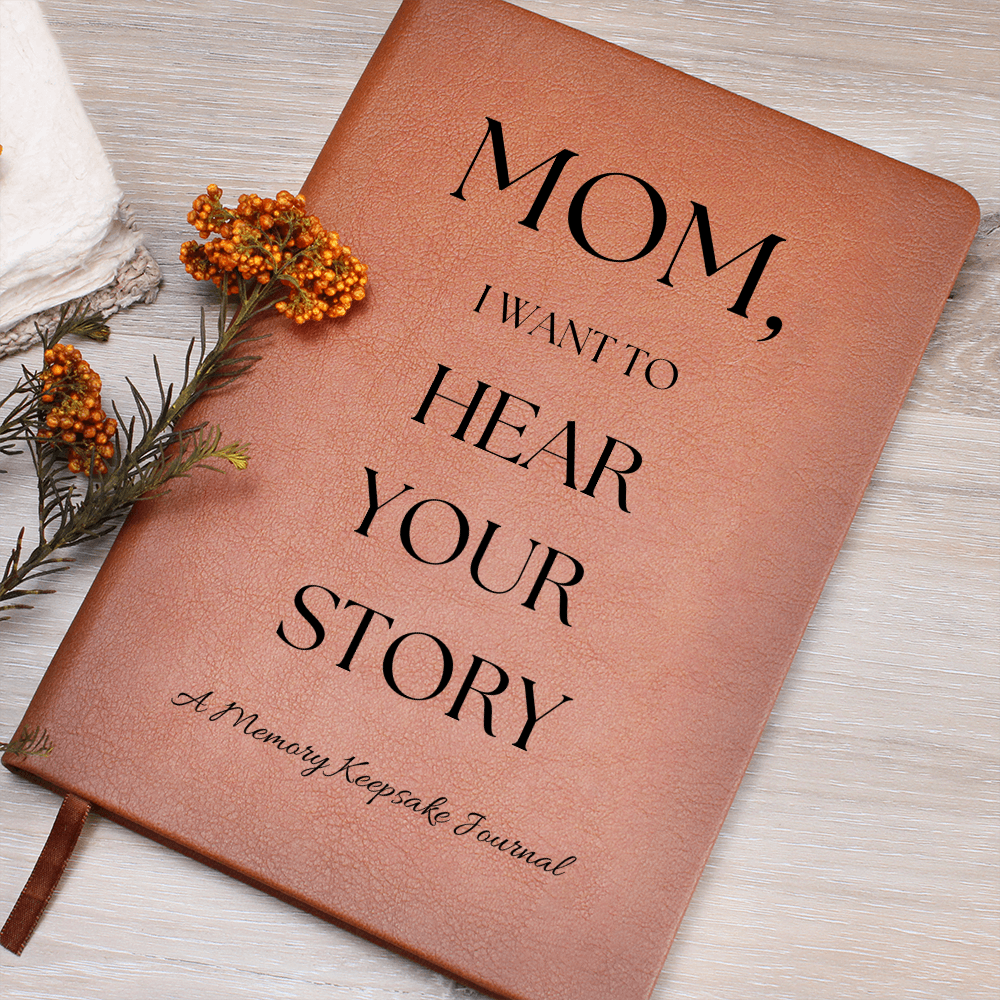 Mom Memory Journal - Keepsake Book for Mothers - Guided Storytelling Notebook - Gift for Mom, Mother's Day, Birthday, Christmas