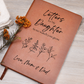 Letters to My Daughter Journal – Personalized Leather Notebook for Parents | Memory Keepsake Book | Gift from Mom & Dad