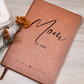 Personalized Mom Journal – Custom Leather Notebook with “Mom Est.” Year – Thoughtful Gift for New Moms, Mother’s Day or Baby Shower