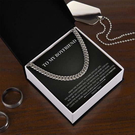 Cuban Link Chain Necklace – To My Boyfriend | Today and Always