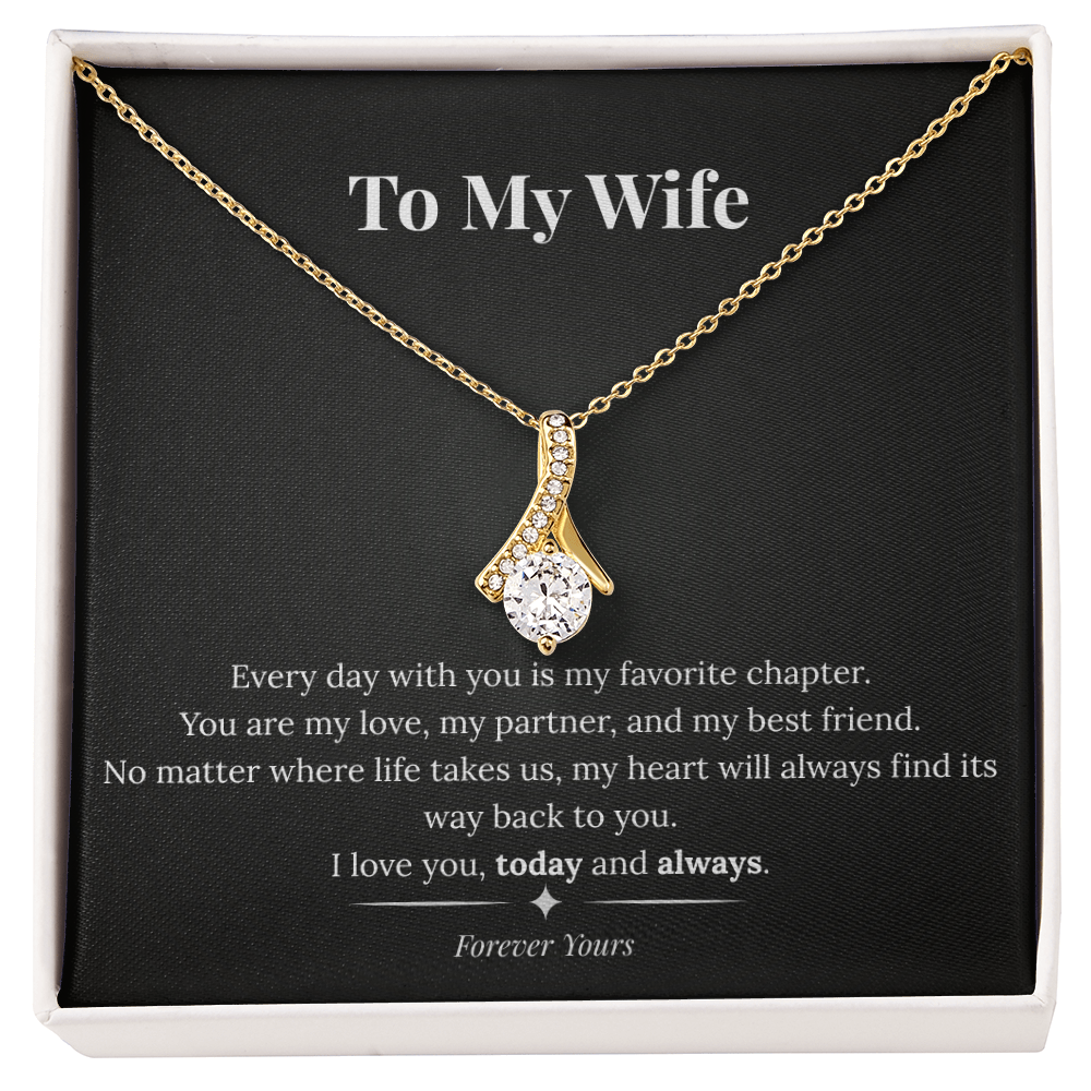 Alluring Beauty Necklace – To My Wife | Today and Always