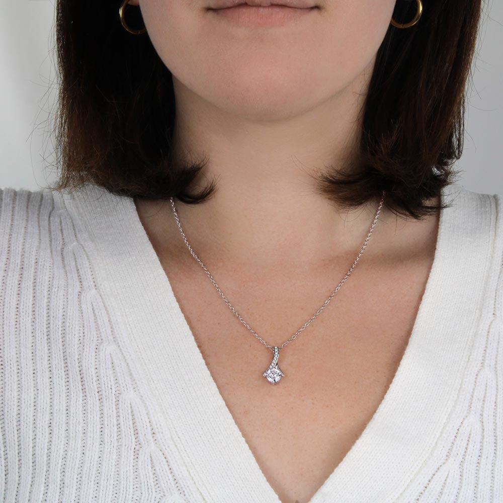Alluring Beauty Necklace | Dear Mom You Wiped My Tears | I Love You Today and Always