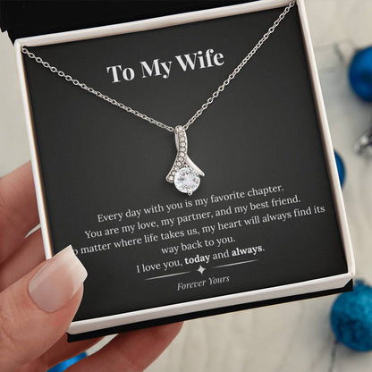 Alluring Beauty Necklace – To My Wife | Today and Always