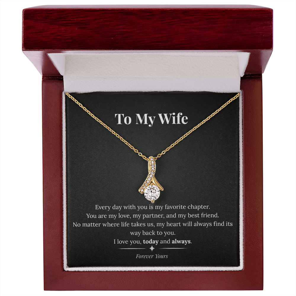 Alluring Beauty Necklace – To My Wife | Today and Always