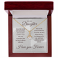 Alluring Beauty Necklace | My Love Is Always With You | Meaningful Gift for Daughter