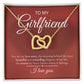 Interlocking Hearts Necklace – To My Girlfriend | Love Story