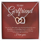 Interlocking Hearts Necklace – To My Girlfriend | Love Story