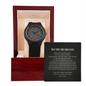 Men's Wooden Watch – To My Husband | Today and Always
