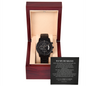 Black Chronograph Watch for Him – Timeless Strength | Today and Always