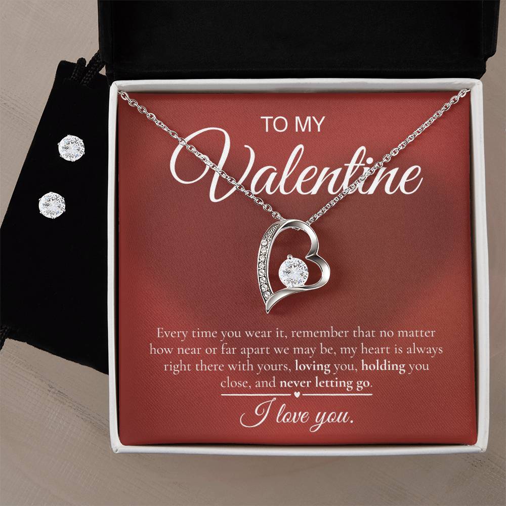 To My Valentine – Forever Love Jewelry Set | Never Letting Go