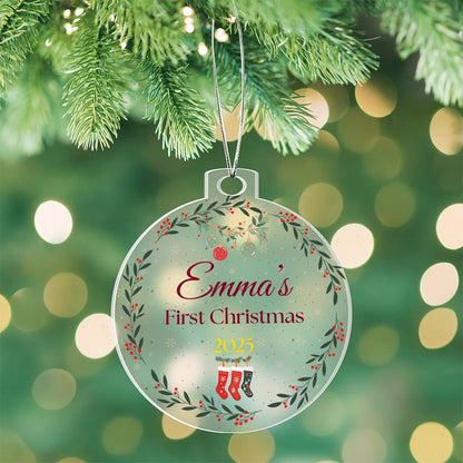 ACRYLIC BULB ORNAMENT CH