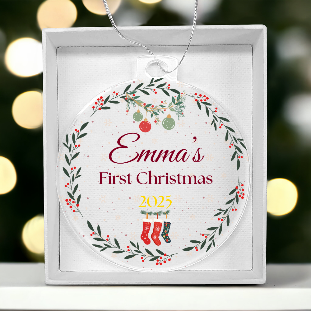 ACRYLIC BULB ORNAMENT CH