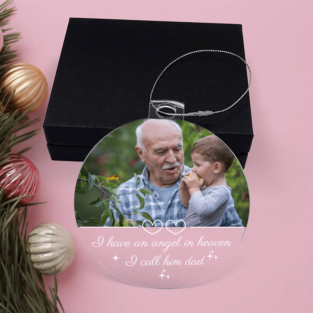 Acrylic Bulb Ornament angel