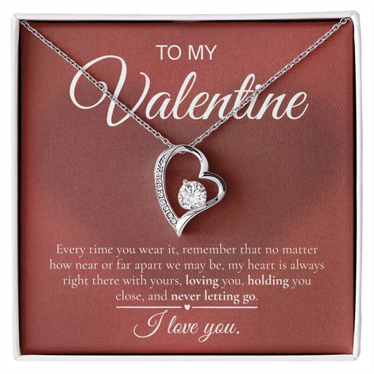 Forever Love Necklace – To My Valentine | I Love You, Today and Always