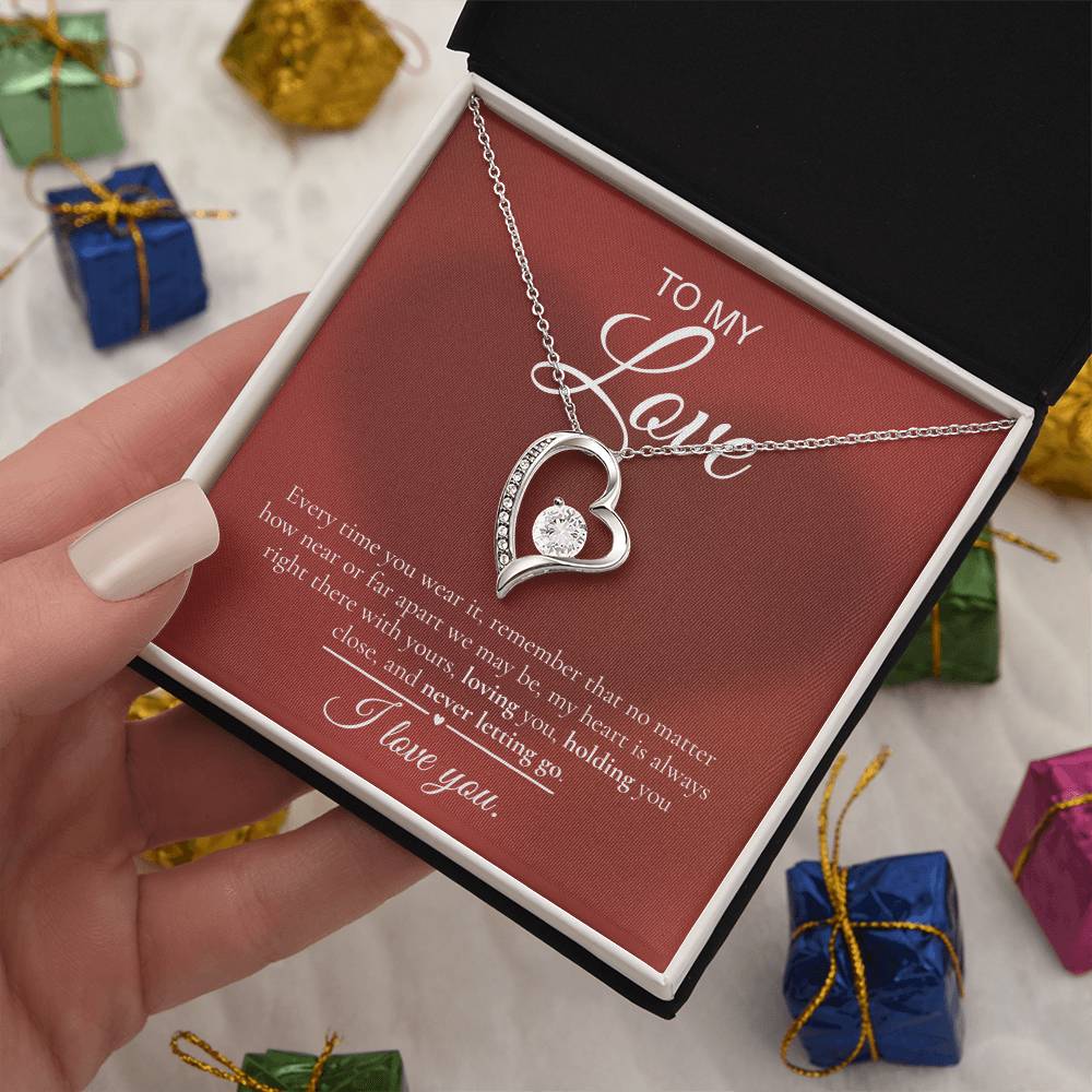 Forever Love Necklace – To My Love | I Love You, Today and Always