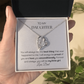 Forever Love Necklace from Dad | To My Daughter You'll Always Be My Little Girl Necklace