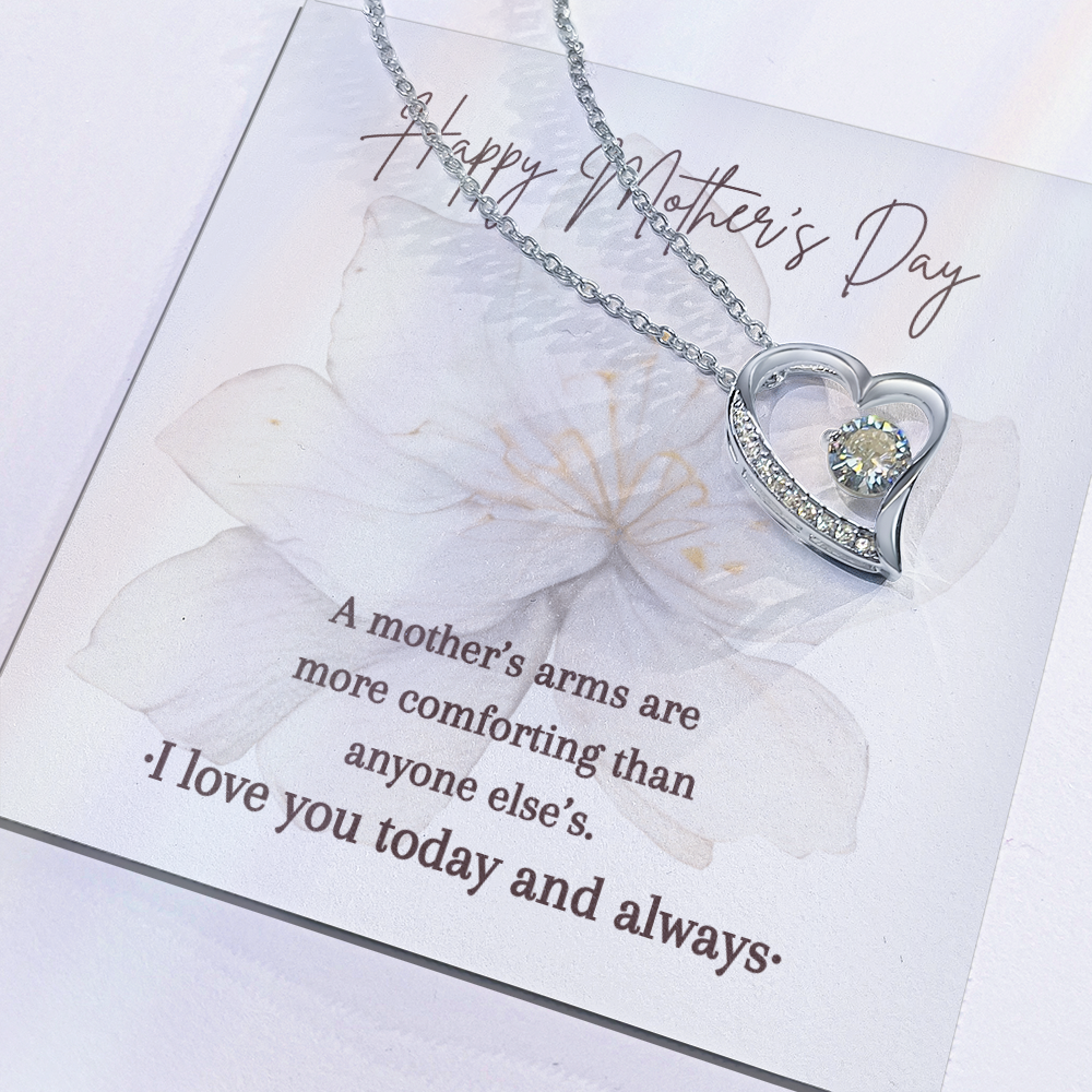 Forever Love Necklace  | A Mother's Arms Gift | Happy Mother's Day Jewelry Gift | Gift from Daughter Son