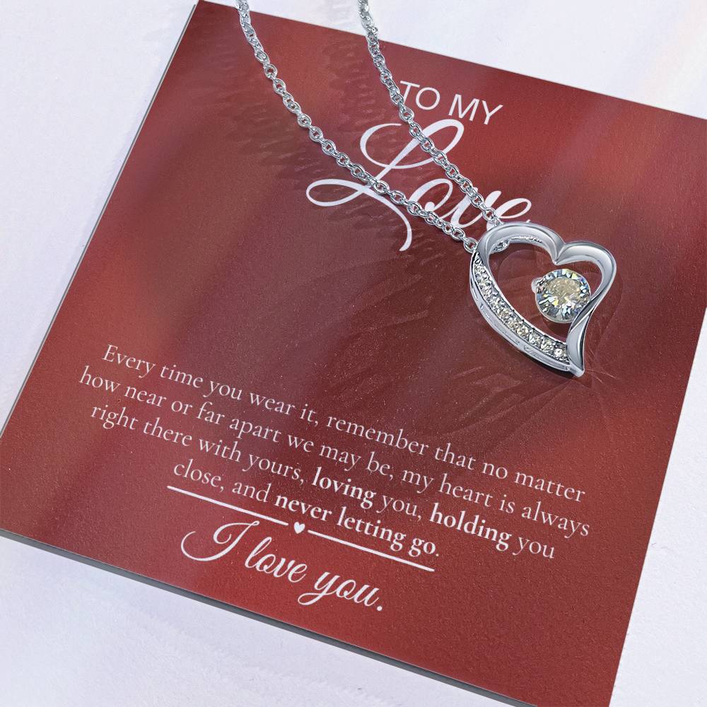Forever Love Necklace – To My Love | I Love You, Today and Always