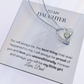 Forever Love Necklace from Dad | To My Daughter You'll Always Be My Little Girl Necklace