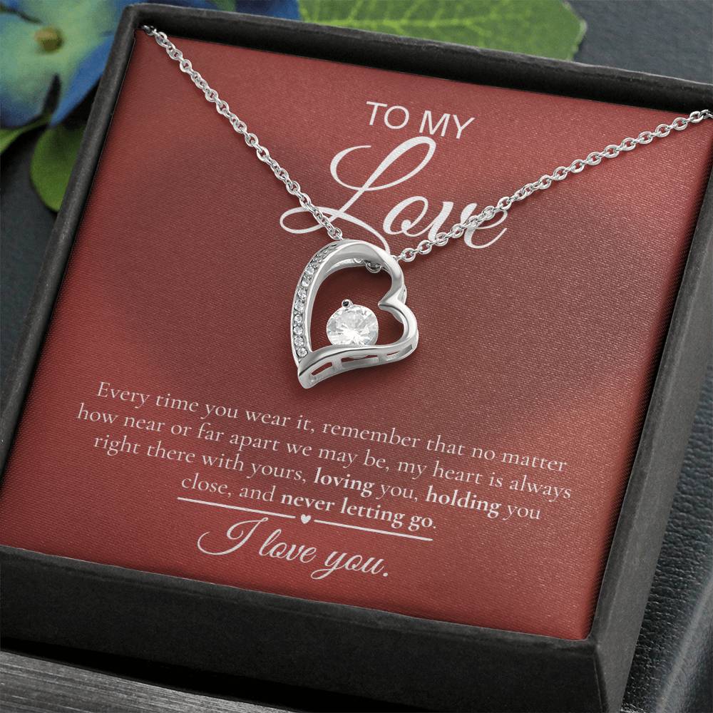 Forever Love Necklace – To My Love | I Love You, Today and Always