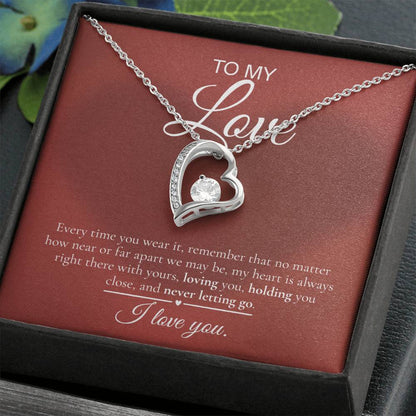 Forever Love Necklace – To My Love | I Love You, Today and Always
