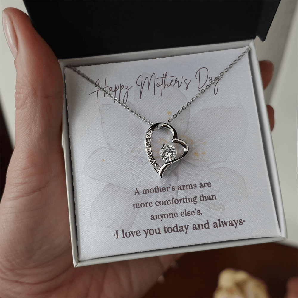 Forever Love Necklace  | A Mother's Arms Gift | Happy Mother's Day Jewelry Gift | Gift from Daughter Son