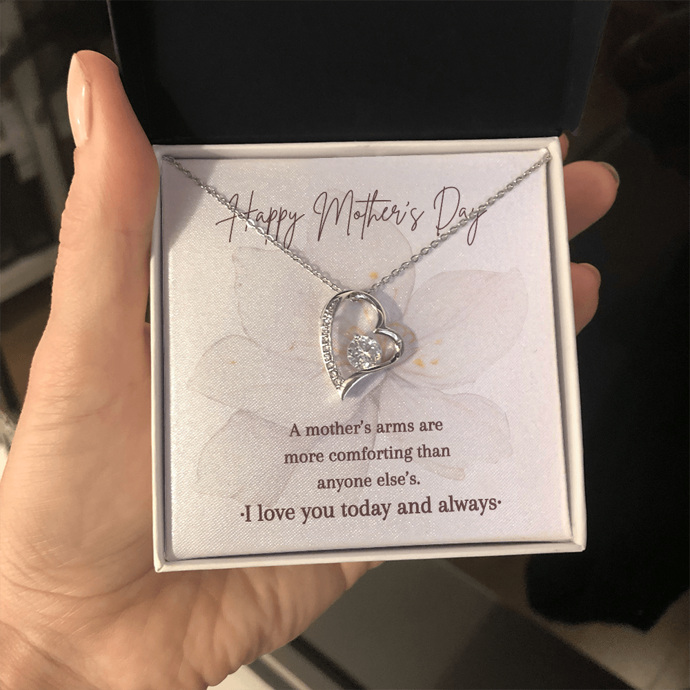 Forever Love Necklace  | A Mother's Arms Gift | Happy Mother's Day Jewelry Gift | Gift from Daughter Son