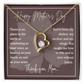 Forever Love Necklace | Thank You Mom Gift | Mother's Day Gift from Daughter Son
