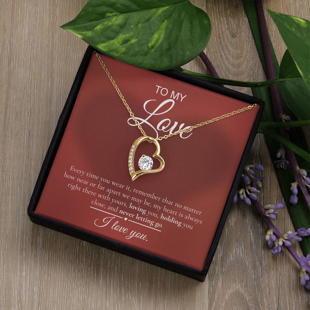 Forever Love Necklace – To My Love | I Love You, Today and Always